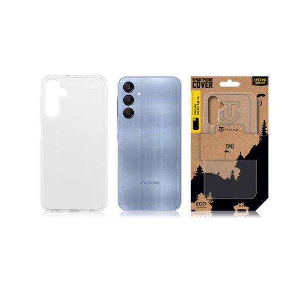 Tactical Samsung Galaxy A25 5G szilikon tok, átlátszó