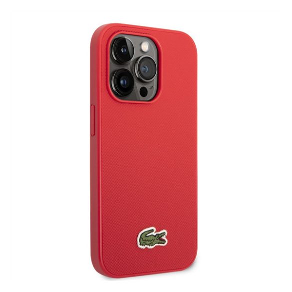 Lacoste Iconic Petit Pique Logo iPhone 14 Pro MagSafe tok, piros