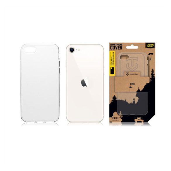 Apple iPhone 7 / 8 / SE (2020) / SE (2022), Szilikon tok, Tactical TPU, átlátszó
