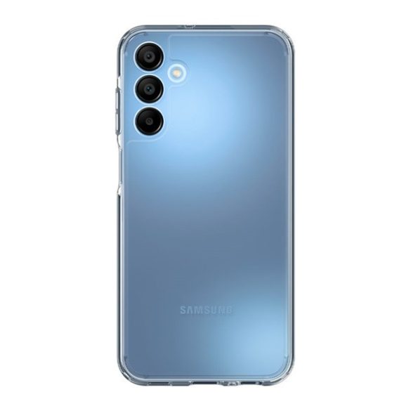 Samsung Galaxy A15 4G / A15 5G SM-A155F / A156B, Műanyag hátlap védőtok + szilikon keret, Spigen Ultra Hybrid, átlátszó