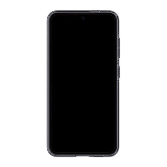 Samsung Galaxy S24 SM-S921, Műanyag hátlap védőtok + szilikon keret, Telefon belső minta, Spigen Ultra Hybrid Zero One, átlátszó/füst