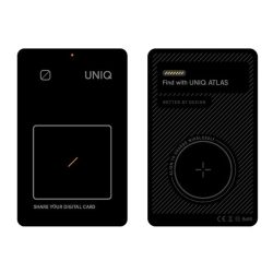   Univerzális nyomkövető, kártya olvasó, NFC, Uniq Atlas, szürke