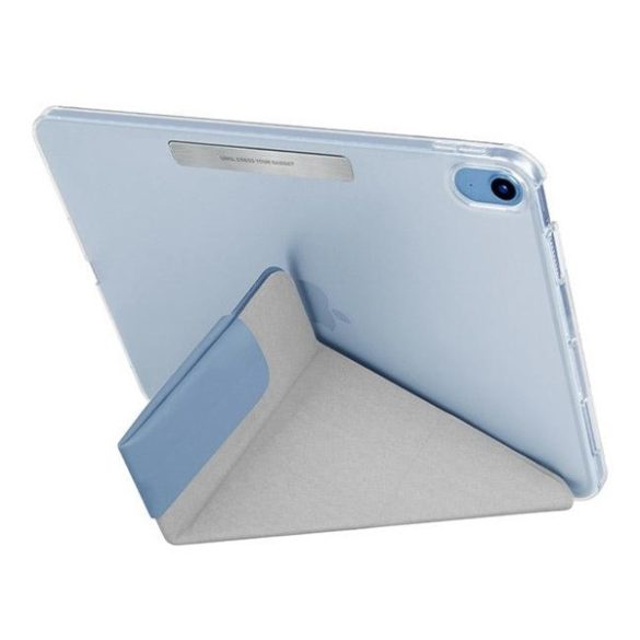 Apple iPad 10.9 (2022), mappa tok, Apple Pencil tartóval, mágneses záródás, Origami Smart Case, Uniq Camden, kék