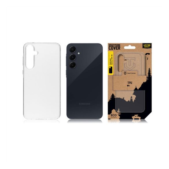 Samsung Galaxy A55 5G SM-A556B, Szilikon tok, Tactical TPU, átlátszó