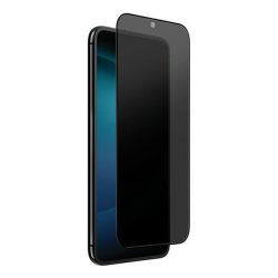   Samsung Galaxy S24 SM-S921, Kijelzővédő fólia, ütésálló fólia (az íves részre is!), Tempered Glass (edzett üveg), Uniq Optix Privacy, fekete