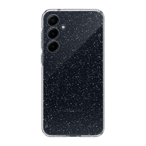 Samsung Galaxy A55 5G SM-A556B, Szilikon tok, Spigen Liquid Crystal Glitter, átlátszó