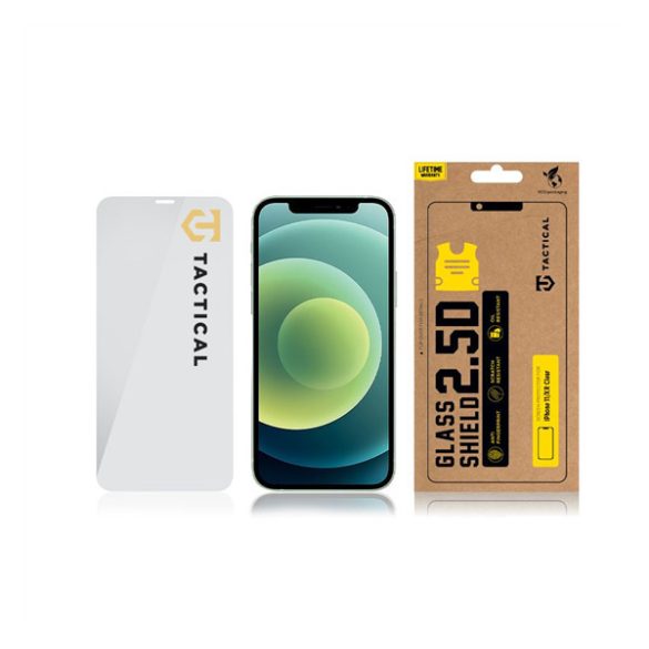 Apple iPhone XR / 11, Kijelzővédő fólia, ütésálló fólia (az íves részre NEM hajlik rá!), Tempered Glass (edzett üveg), Tactical Glass Shield 2.5D, Clear