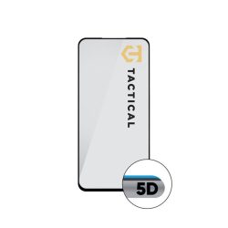   Samsung Galaxy S23 FE SM-S711, Kijelzővédő fólia, ütésálló fólia (az íves részre is!), Tempered Glass (edzett üveg), Full Glue, Tactical Glass Shield 5D, fekete