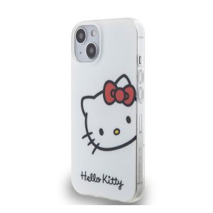 Hello Kitty IML Head Logo Apple Iphone 13 hátlap tok, fehér