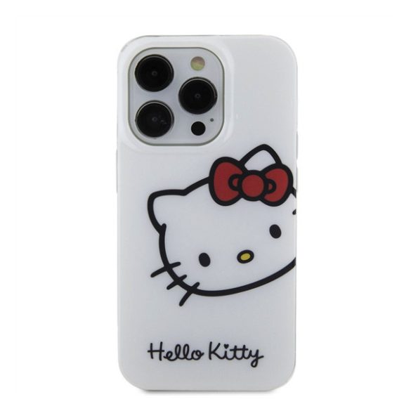 Hello Kitty IML Head Logo Apple Iphone 15 Pro hátlap tok, fehér