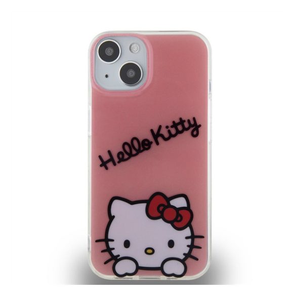 Hello Kitty IML Daydreaming Logo Apple Iphone 13 hátlap tok, rózsaszín