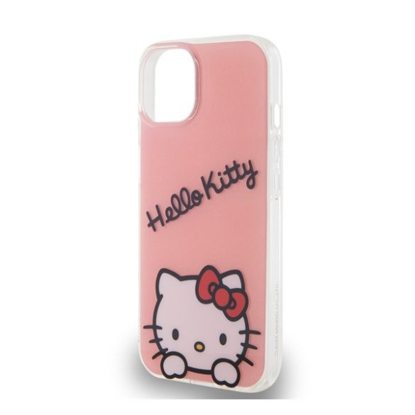 Hello Kitty IML Daydreaming Logo Apple Iphone 13 hátlap tok, rózsaszín