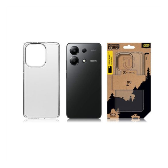 Xiaomi Redmi Note 13 4G, Szilikon tok, Tactical TPU, átlátszó