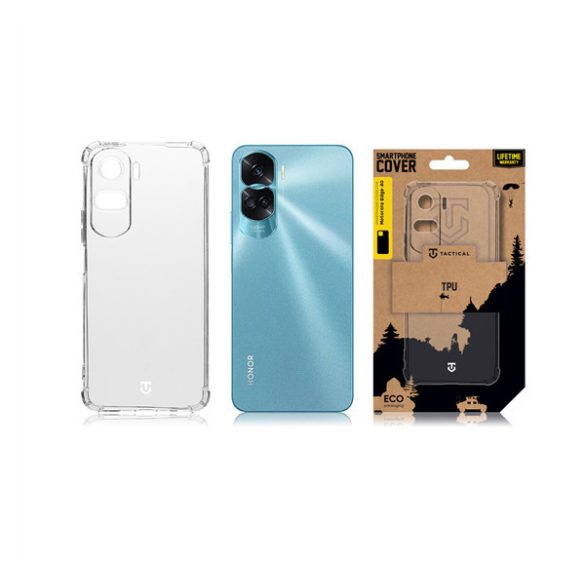 Huawei Honor 90 Lite, Szilikon tok, légpárnás sarok, Tactical TPU Plyo, átlátszó