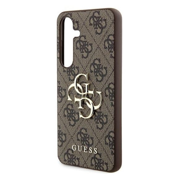 Guess 4G Big Metal Logo Samsung Galaxy A55 hátlap tok, barna