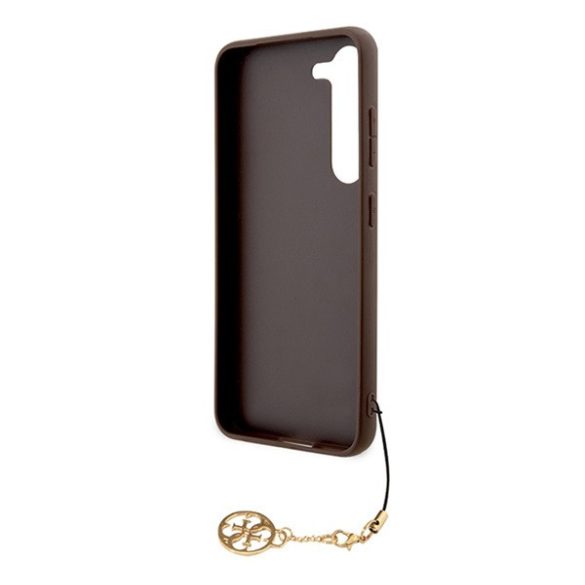 Guess 4G Charms Collection Samsung Galaxy A55 hátlap tok, barna