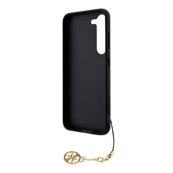 Guess 4G Charms Collection Samsung Galaxy A35 hátlap tok, fekete