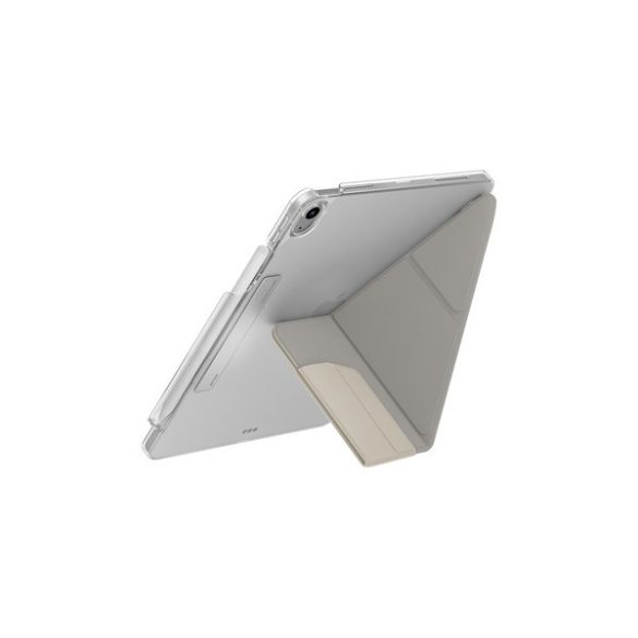 Apple iPad Air (2020 / 2022) / iPad Air 11 (2024), mappa tok, Apple Pencil tartóval, mágneses záródás, Origami Smart Case, Uniq Camden, fehér