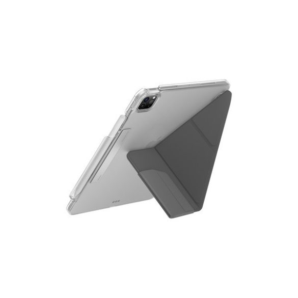 Apple iPad Pro 11 (2024), mappa tok, Apple Pencil tartóval, mágneses záródás, Origami Smart Case, Uniq Camden, szürke