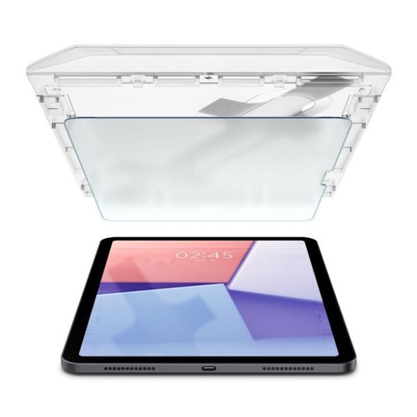 Apple iPad Pro 11 (2018 / 2020 / 2021 / 2022) / iPad Air (2020 / 2022), Kijelzővédő fólia, Matt, Spigen Paper Touch Ez Fit, Clear Prémium