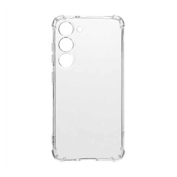 Samsung Galaxy S23 SM-S911, Szilikon tok, légpárnás sarok, Tactical TPU Plyo, átlátszó