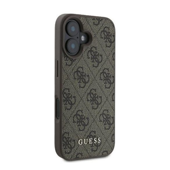 Guess 4G Classic Apple iPhone 16 Plus hátlap tok, barna