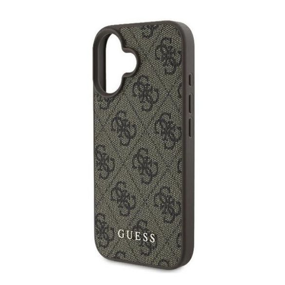 Guess 4G Classic Apple iPhone 16 Plus hátlap tok, barna