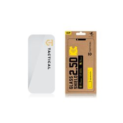   Apple iPhone 16 Pro / 17 / 17 Pro, Kijelzővédő fólia, ütésálló fólia (az íves részre NEM hajlik rá!), Tempered Glass (edzett üveg), Tactical Glass Shield 2.5D, Clear