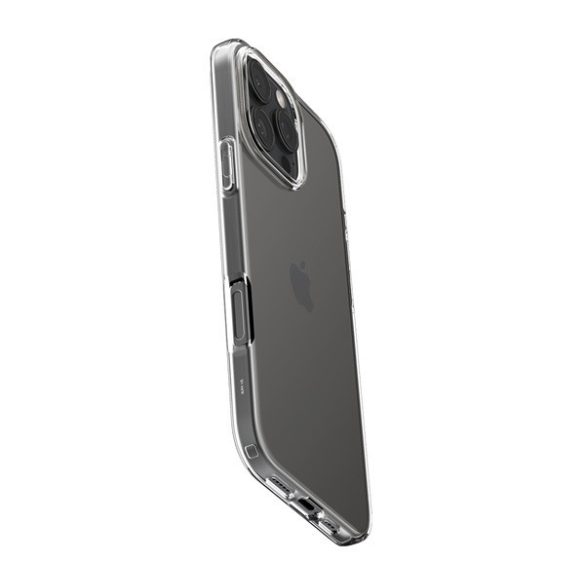 Apple iPhone 16 Pro, Szilikon tok, Spigen Liquid Crystal, átlátszó