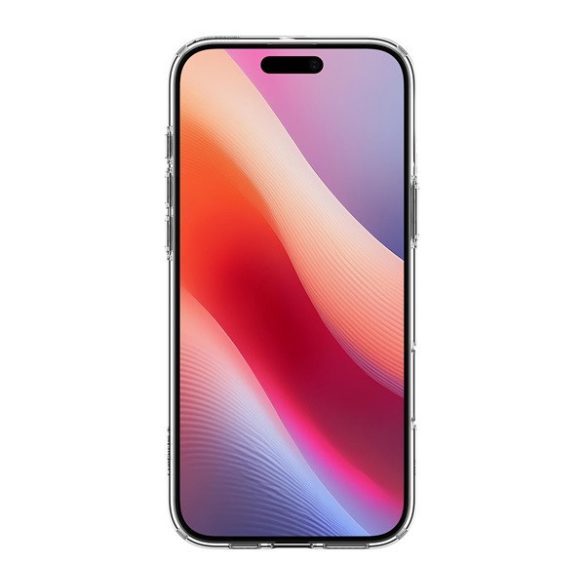 Apple iPhone 16 Pro Max, Szilikon tok, Spigen Liquid Crystal, átlátszó