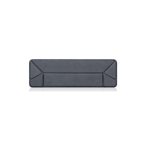 Hordozható, összecsukható, ergonomikus laptop állvány Fekete