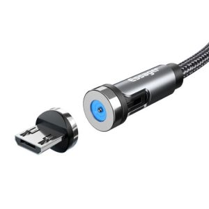 Forgatható mágneses gyorstöltőkábel - micro USB