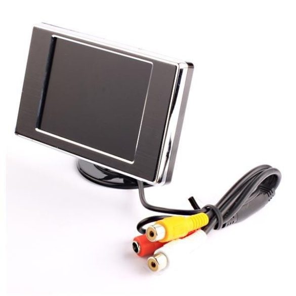 3.5'' TFT LCD mini monitor autóba színes tolatókamera monitor