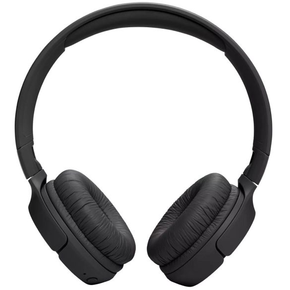 Bluetooth sztereó fejhallgató, v5.3, Multipoint, mikrofon, funkció gomb, hangerő szabályzó, összecsukható, teleszkópos fejpánt, JBL Tune 520BT, fekete