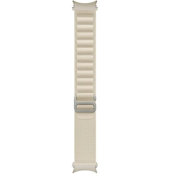 Samsung Galaxy Watch 4 / 5 / 5 Pro / 6 (40 / 44 / 45mm) / Watch 4 Classic / 6 Classic (42 / 43 / 46mm), textíl pótszíj, nylon, állítható, hullámos kialakítású akasztórész, TP Nylon Pro, szürke