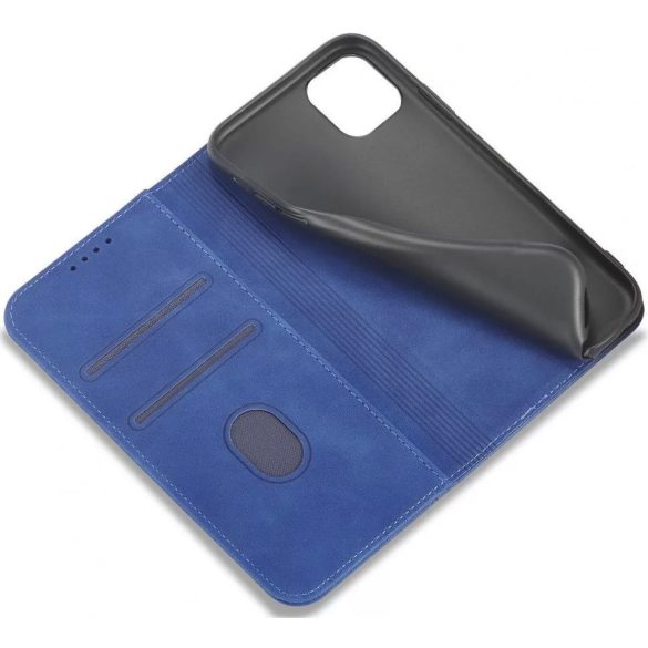 Samsung Galaxy A36 5G SM-A366B, Oldalra nyíló tok, stand, kártyatartóval, Wooze Business, kék