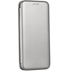 Samsung Galaxy S23 FE SM-S711, Oldalra nyíló tok, stand, Forcell Elegance, szürke