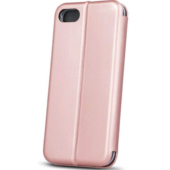 Motorola Moto E15 / G05, Oldalra nyíló tok, stand, Forcell Elegance, vörösarany