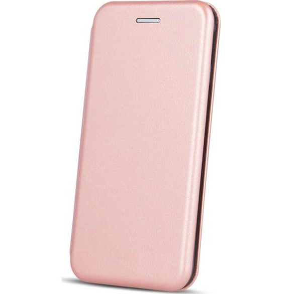 Motorola Moto G15, Oldalra nyíló tok, stand, Forcell Elegance, vörösarany