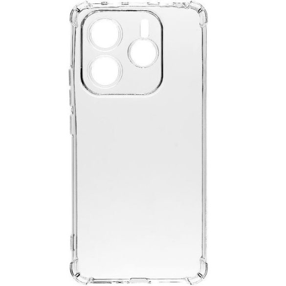 Xiaomi Redmi Note 14 5G (Global), Szilikon tok, légpárnás sarok, Tactical TPU Plyo, átlátszó