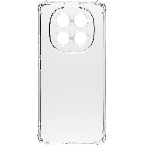 Xiaomi Redmi Note 14 Pro Plus 5G (Global), Szilikon tok, légpárnás sarok, Tactical TPU Plyo, átlátszó