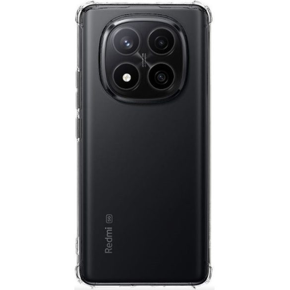 Xiaomi Redmi Note 14 Pro Plus 5G (Global), Szilikon tok, légpárnás sarok, Tactical TPU Plyo, átlátszó