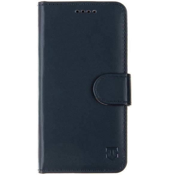 Google Pixel 9a, Oldalra nyíló tok, stand, kártyatartóval, csatos, Tactical Field Notes, sötétkék