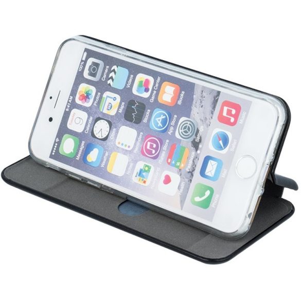 Samsung Galaxy S25 Edge SM-S937, Oldalra nyíló tok, stand, Forcell Elegance, fekete
