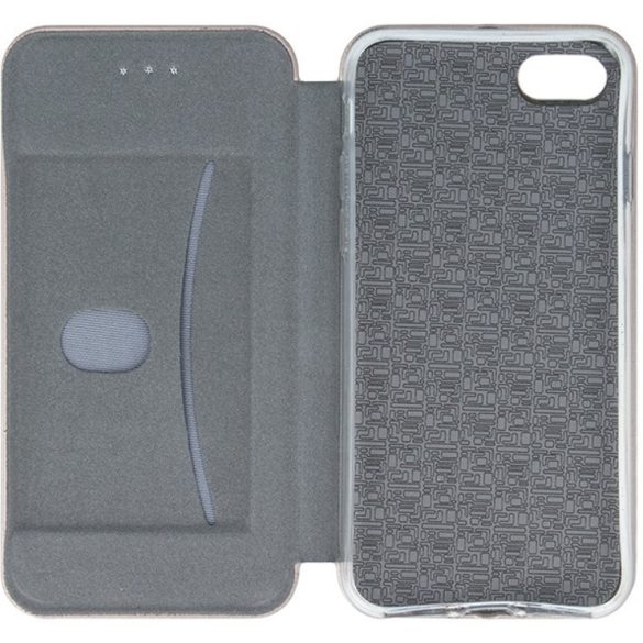 Samsung Galaxy S25 Edge SM-S937, Oldalra nyíló tok, stand, Forcell Elegance, fekete