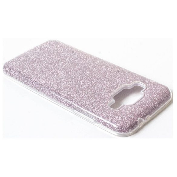 Samsung Galaxy S25 Edge SM-S937, Szilikon tok, csillogó, Forcell Shining, vörösarany