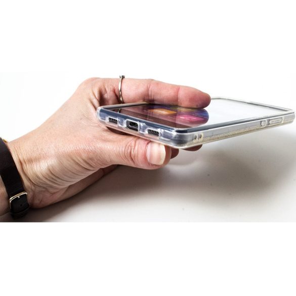 Samsung Galaxy S25 Edge SM-S937, Szilikon tok, csillogó, Forcell Shining, arany