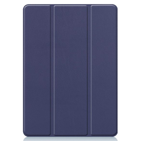Samsung Galaxy Tab S10 FE Plus (13.1) SM-X620 / X626B, mappa tok, érintőceruza tartó, érintőceruza nélkül, Trifold, Wooze Trifold Pencil Holder, sötétkék