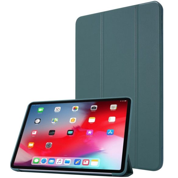 Samsung Galaxy Tab S10 FE Plus (13.1) SM-X620 / X626B, mappa tok, Trifold, sötétzöld