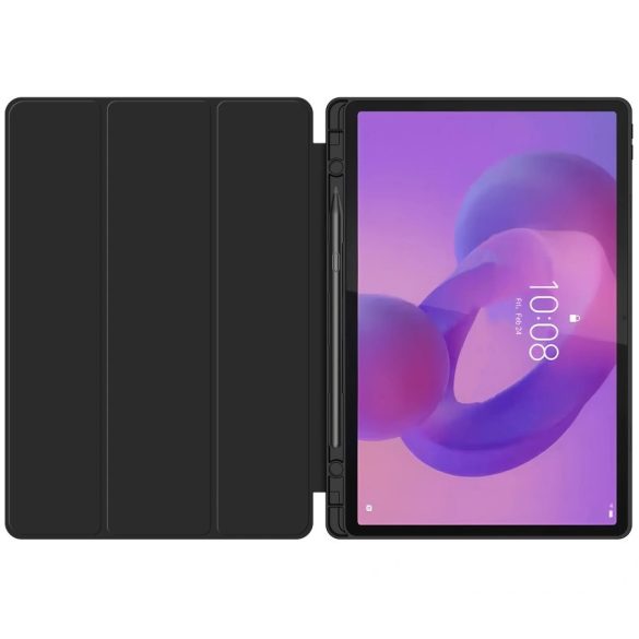 Lenovo Idea Tab Pro (12.7) TB-373, mappa tok, közepesen ütésálló, érintőceruza tartó, érintőceruza nélkül, Trifold, TP SC Pen Holder, fekete